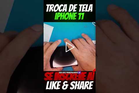 Meu iPhone Quebrou a tela? Troca de Tela Frontal Display iPhone 11