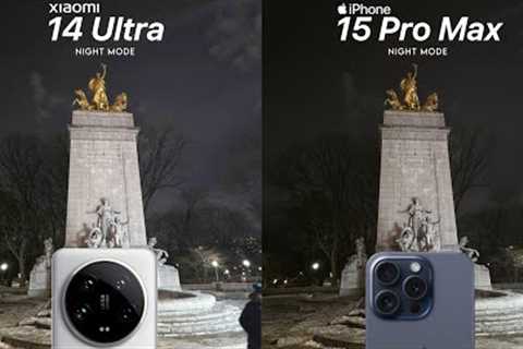 Xiaomi 14 Ultra VS iPhone 15 Pro Max NIGHT MODE Camera Test