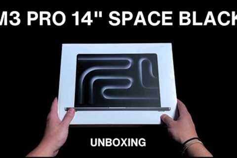 MacBook Pro M3 Pro Space Black Unboxing