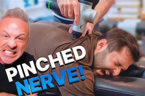 EXTREMELY PAINFUL Pinched Nerve ~ Gets INSTANT RELIEF from Chiropractic!