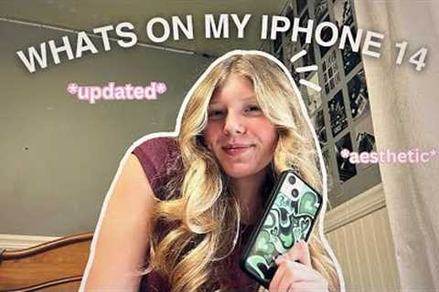 WHATS ON MY IPHONE 14 *updated*