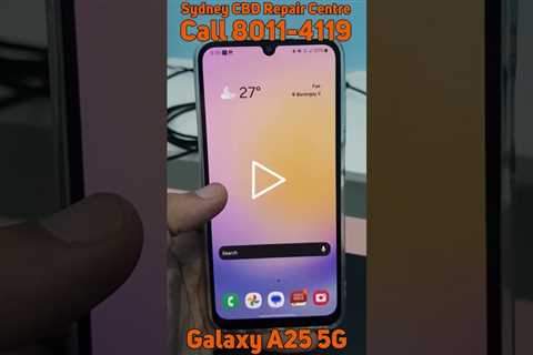 How to hide the camera cutout? [SAMSUNG GALAXY A25 5G] | Sydney CBD Repair Centre