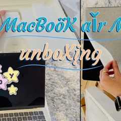Unboxing: MacBook AIR/ M2 Starlight + Acessories/ Aesthetic
