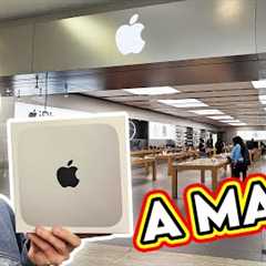 I went to the APPLE STORE... Buying a MAC for the Studio!