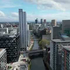 Urban River Irwell - Manchester City Centre (Easter Trilogy 3) - DJI MINI3 Pro 4K