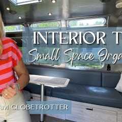 RV TOUR: How We Organize Our Airstream 30'' Globetrotter