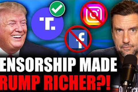 Censorship BACKFIRES As Trump''s Truth Social Makes Him RICHER | OutKick The Show with Clay Travis