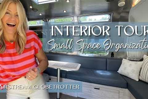 RV TOUR: How We Organize Our Airstream 30'' Globetrotter