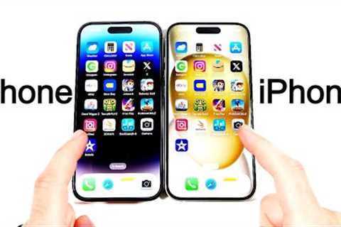 iPhone 14 Pro vs iPhone 15 Speed Test