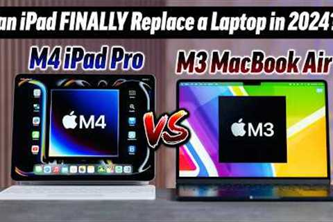 M4 iPad Pro vs M3 MacBook Air - The BETTER Laptop?!