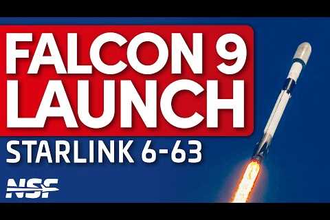 SpaceX Falcon 9 Launches Starlink 6-63