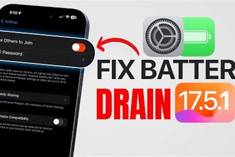 iOS 17.5.1 - Fix Battery DRAIN on iPhone