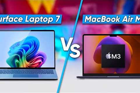 Microsoft Surface Laptop 7 Vs MacBook Air M3 | Make The Right Choice!