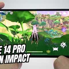 iPhone 14 Pro test game Genshin Impact Max Graphics | Highest 60FPS