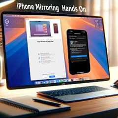 New iPhone Mirroring on iOS 18 & MacOS 15 Hands On First Look