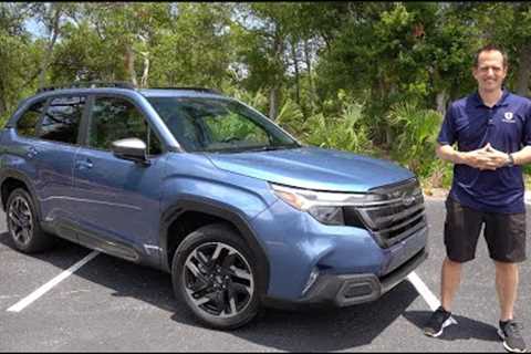 Is the 2025 Subaru Forester a BETTER new compact SUV than a Honda CR-V?