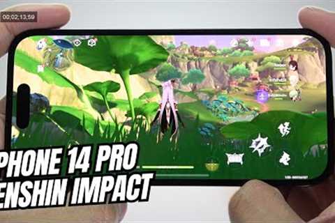 iPhone 14 Pro test game Genshin Impact Max Graphics | Highest 60FPS