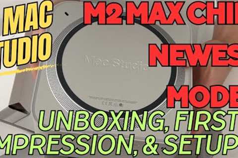 New Mac Studio M2 Max Chip: Unboxing, First Impressions, & Easy Setup Guide!