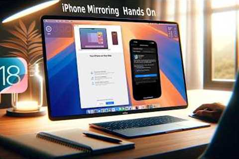 New iPhone Mirroring on iOS 18 & MacOS 15 Hands On First Look