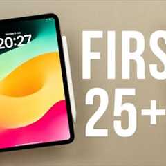 iPad Air/Pro - First 25 Things To Do (Tips & Tricks)