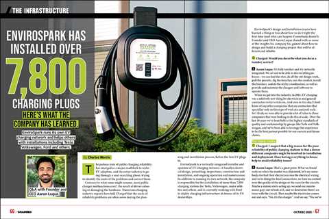 EnviroSpark has installed over 7,800 charging plugs. Here’s what the company has learned.