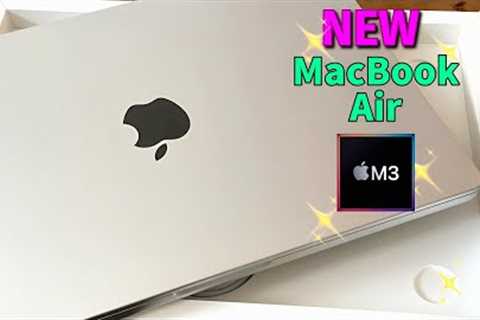 ✨ Latest 2024 Apple® MacBook Air M3 13.6″ (Starlight) ✨ || Unboxing and Review 🔥 ||