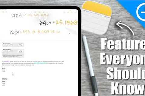 Apple Notes Just Got So Much Better! | Maximize Apple Notes with These iPadOS 18 Features!