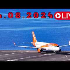 LIVE ACTION From Madeira Island Airport 04.08.2024