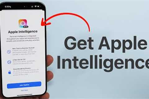 How To Get Apple Intelligence NOW!! (Step by Step)