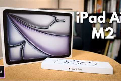 iPad Air M2 Unboxing & Setup (with Apple Pencil Pro)