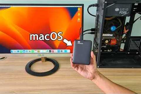 How to install macOS on an external hard drive