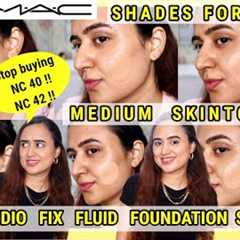 MAC Studio Fix Foundation Shades for Medium Skintones + Undertones | Waysheblushes