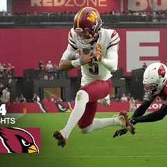 Washington Commanders vs. Arizona Cardinals Game Highlights | NFL 2024 Season Week 4