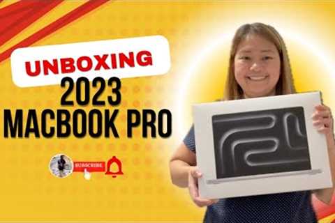 2023 MACBOOK PRO M3 PRO CHIP UNBOXING||SneekyStrings