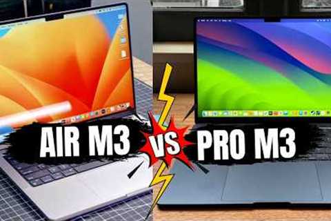 Macbook Air M3 vs Macbook Pro M3