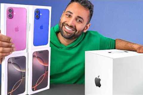 iPhone 16 / 16 Pro Unboxing - Testing every new feature!