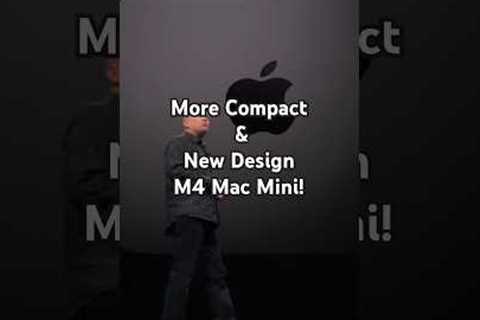 Even Smaller M4 Mac Mini? #apple #m4chip #macmini #shorts