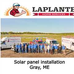 Solar panel installation Gray, ME