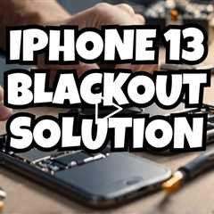 Blacked Out iPhone 13 Pro Screen? Sydney CBD Repair Centre Can Fix It Today!