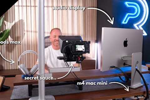 I built the ULTIMATE M4 Mac Mini desk setup for video calls!