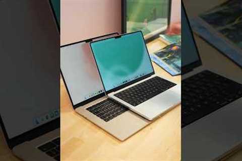 MacBook Air 15 vs MacBook Pro 14 A Size Comparison! 👨‍💻