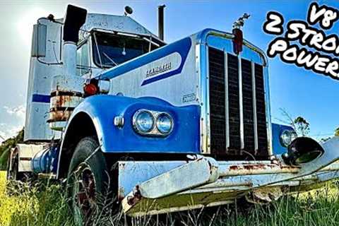 Will it START? V8 Supercharged 2 Stroke Detroit Diesel Kenworth Truck SITTING for YEARS!