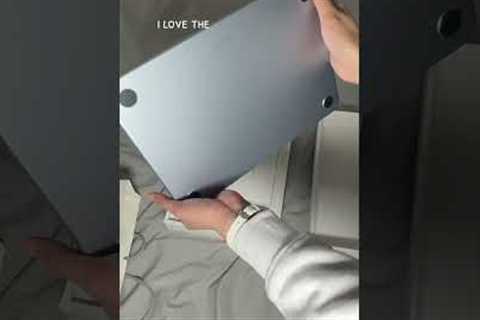 Unboxing MacBook Air M4💻Sky Blue new color!🩵 #unboxing #macbookair #apple