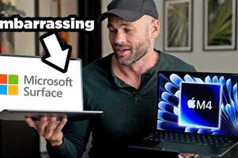 M4 Macbook Air Vs Microsoft Surface Laptop Is Embarrassing