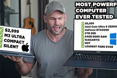Macbook Pro Vs $6,000 Gigantic Windows Laptop