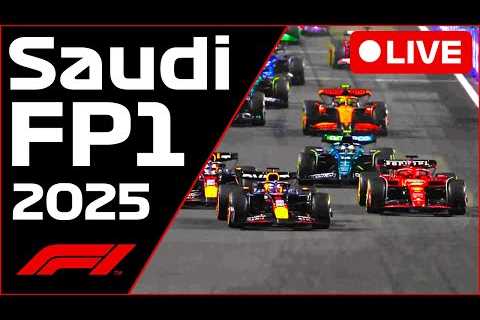 🔴F1 LIVE - Saudi Arabia GP FP1 - Commentary + Live Timing