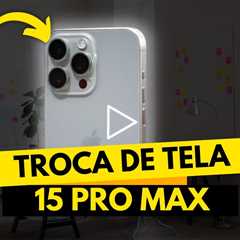 iPhone 15 Pro Max Quebrou a Tela! Veja Quanto Custou o Reparo