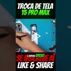 iPhone 15 Pro Max Quebrou a Tela! Veja Quanto Custou o Reparo