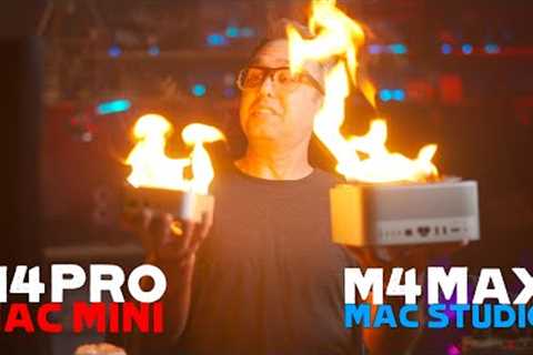 M4 Max Mac Studio or M4 Pro Mac mini?  They''re closer than you think.