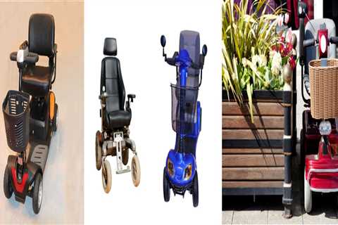 ERNP Powered Mobility Scooter:Four Wheeled Foldable Electric Wheelchair for Elderly & Disabled, ..